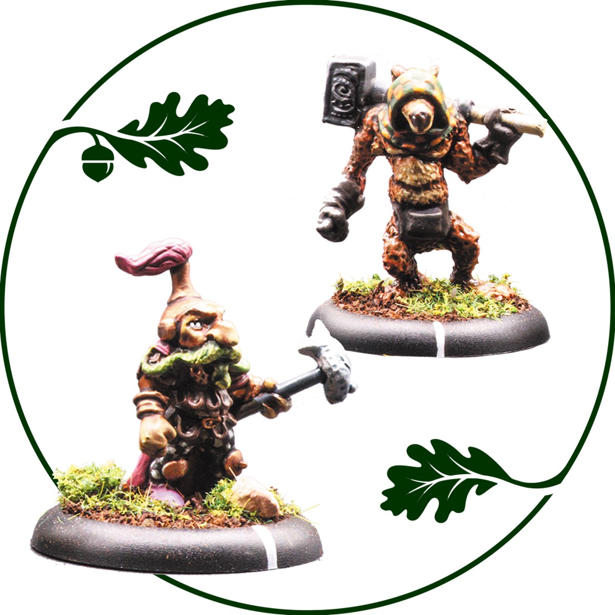 Minefolk Bogle King and Kobold - Oakbound