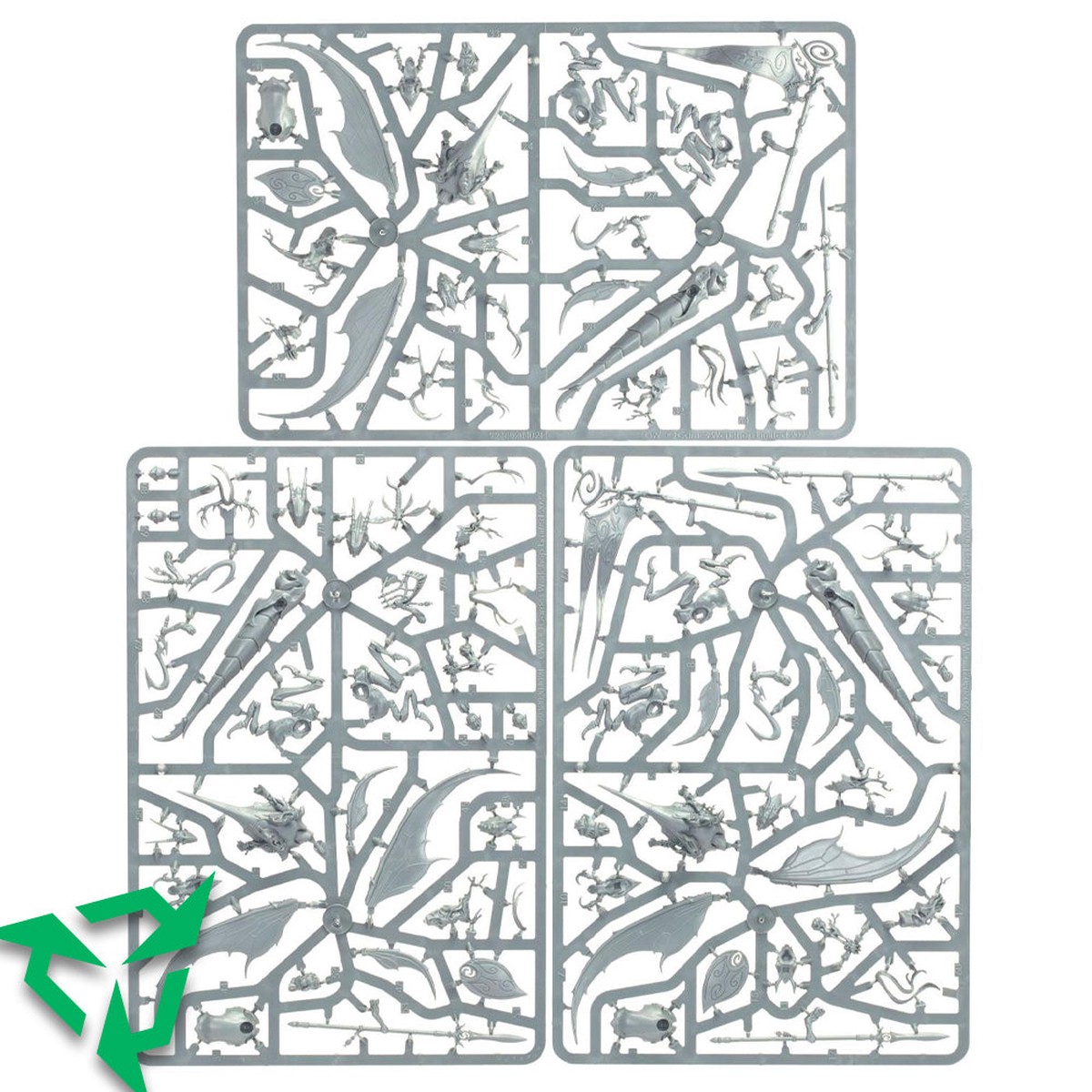 Preloved Sylvaneth Spiterider Lancers On Sprue