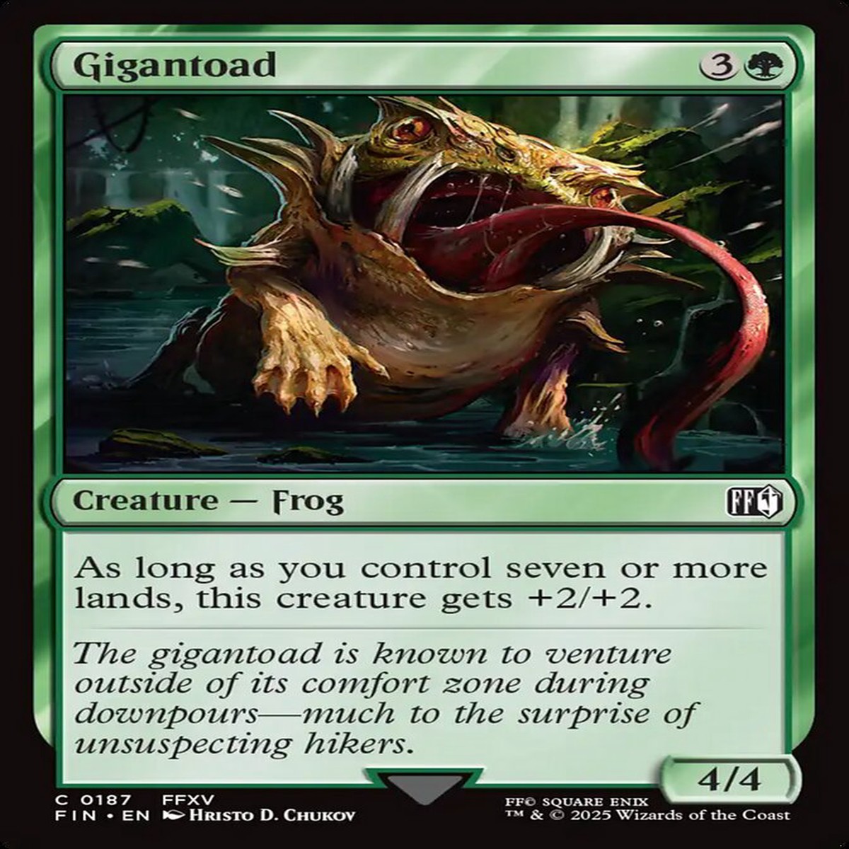 Gigantoad Final Fantasy #187