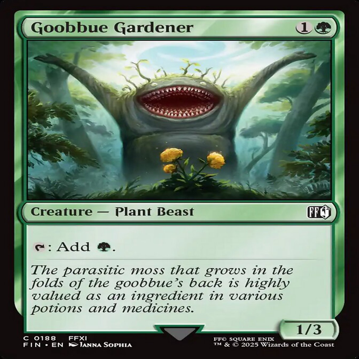 Goobbue Gardener Final Fantasy #188
