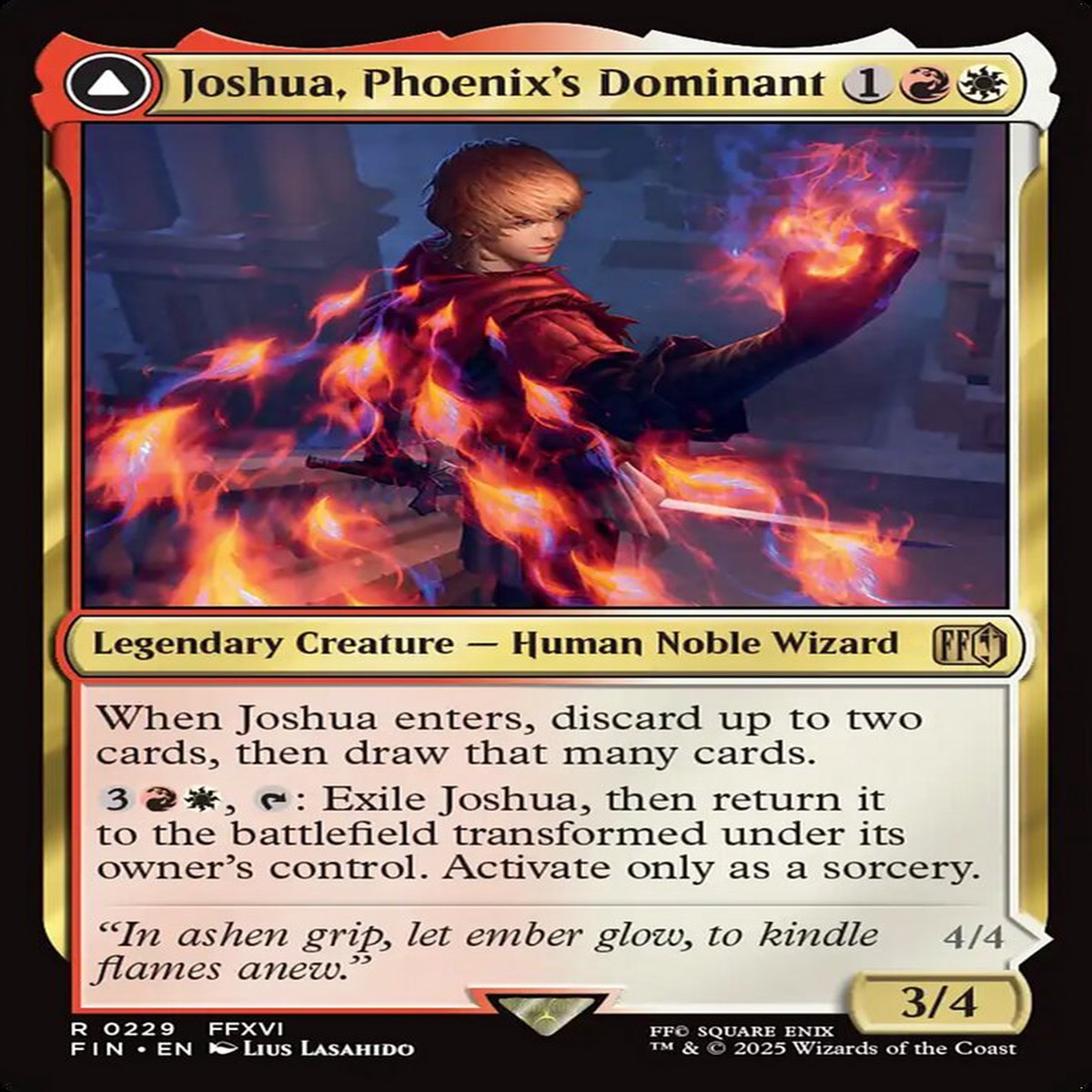 Joshua, Phoenix's Dominant // Phoenix, Warden of Fire Final Fantasy #229