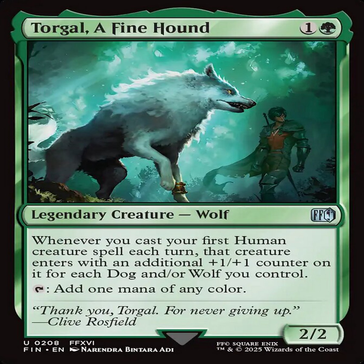 Torgal, A Fine Hound Final Fantasy #208