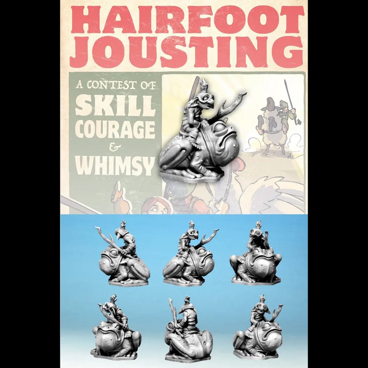 Wartnose Jouster Riding a Hornfrog
