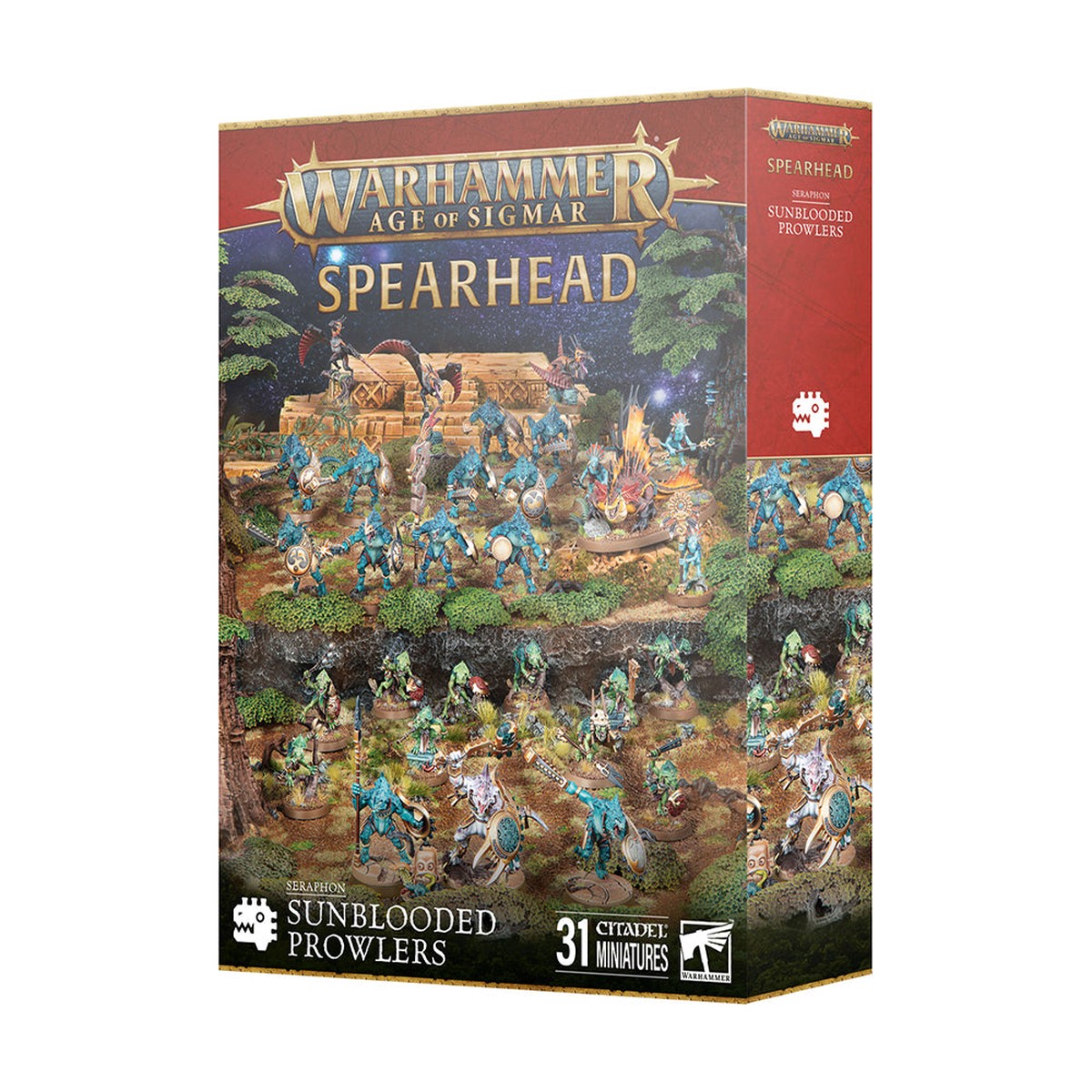 Seraphon Sunblooded Prowlers Spearhead