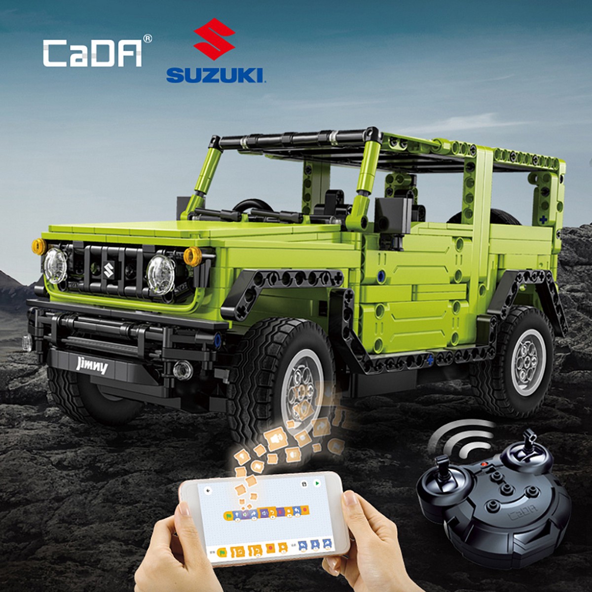 RC Suzuki Jimny - Cada Brick Model Kit