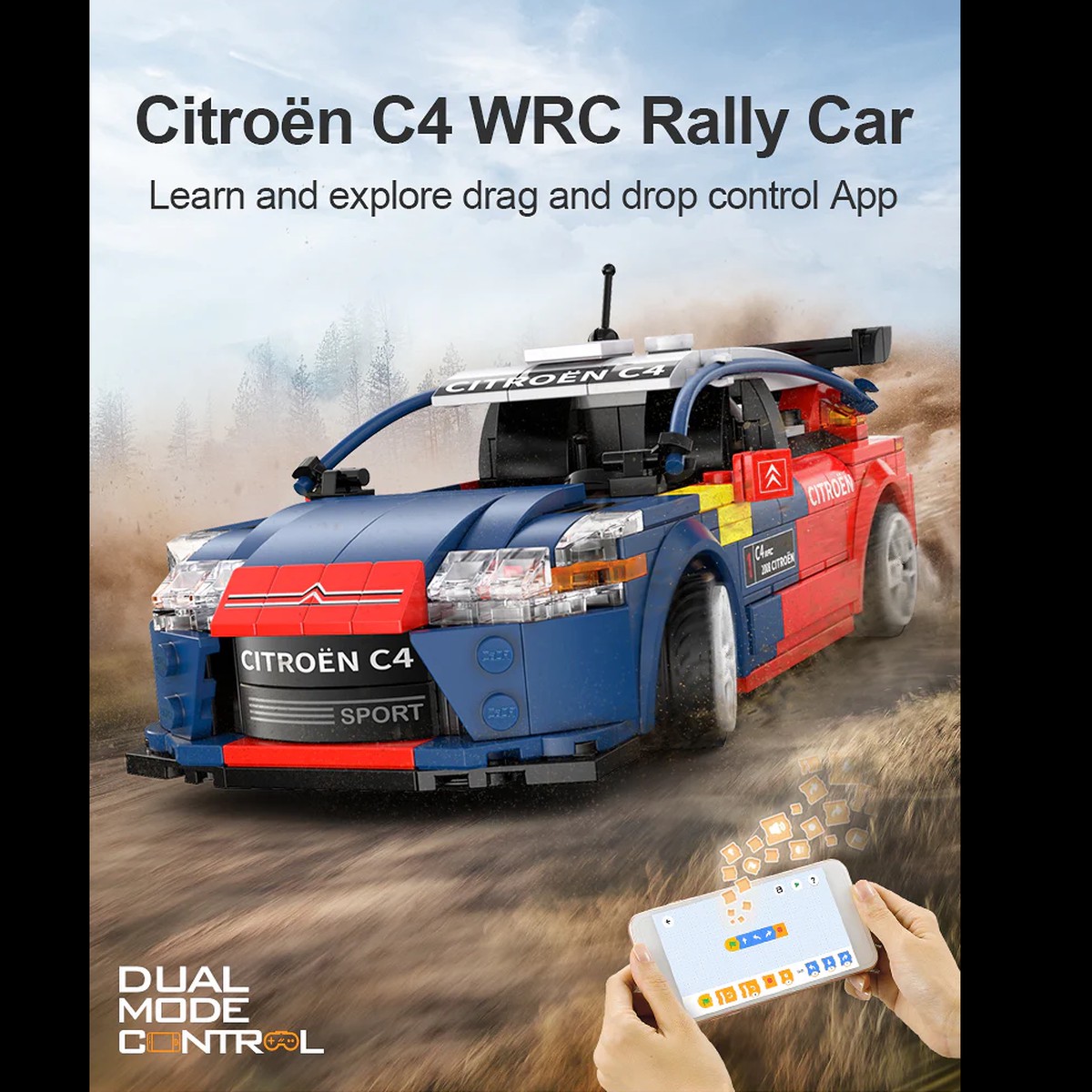 RC Citron C4 WRC - Cada Brick Model Kit