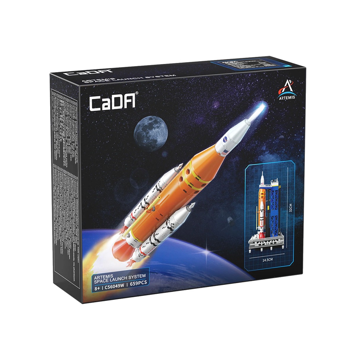 SLS Artemis Space Launch System | Cada Brick Model Kit