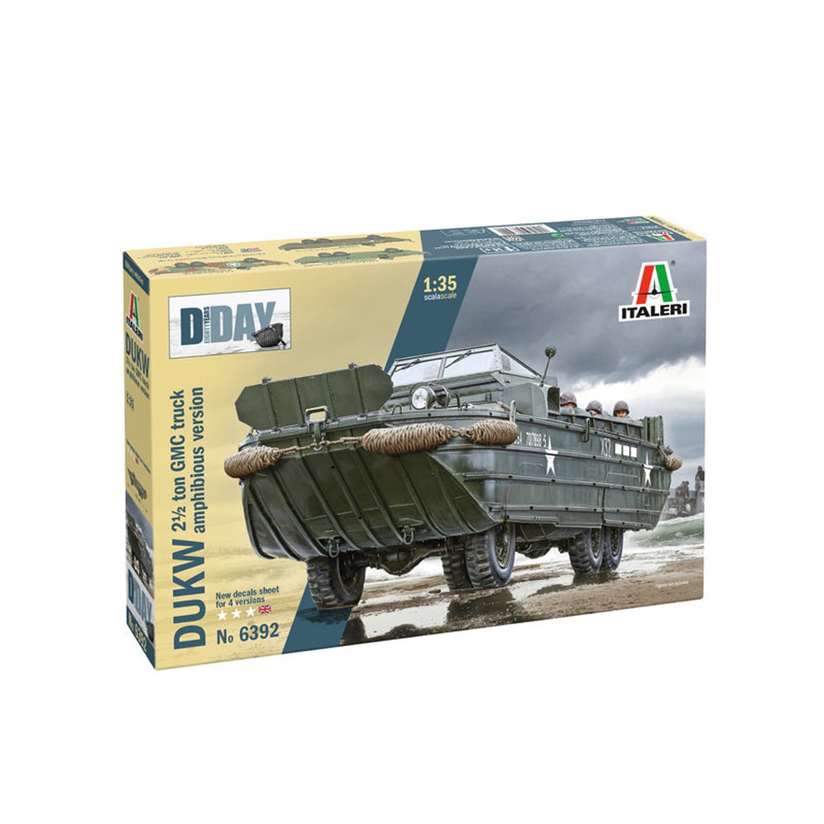 DUKW 2 GMC Amphibious Truck - Italeri 1/35 Scale Model