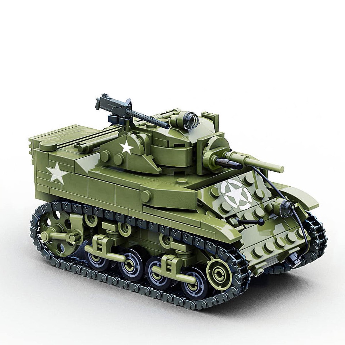 Build Army M5A1 Stuart Tank