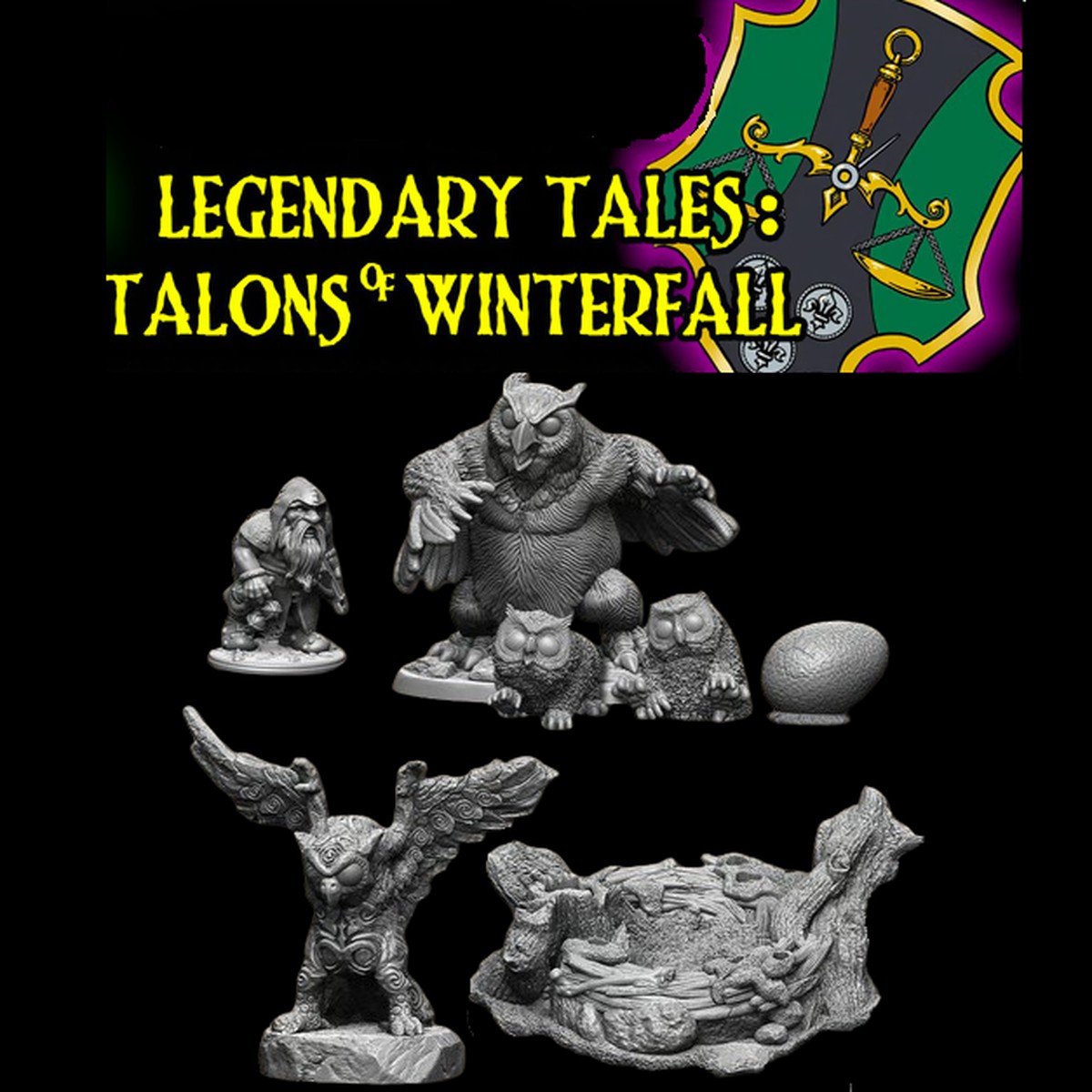 Unboxed Talons Of Winterfall - Reaper Bones6