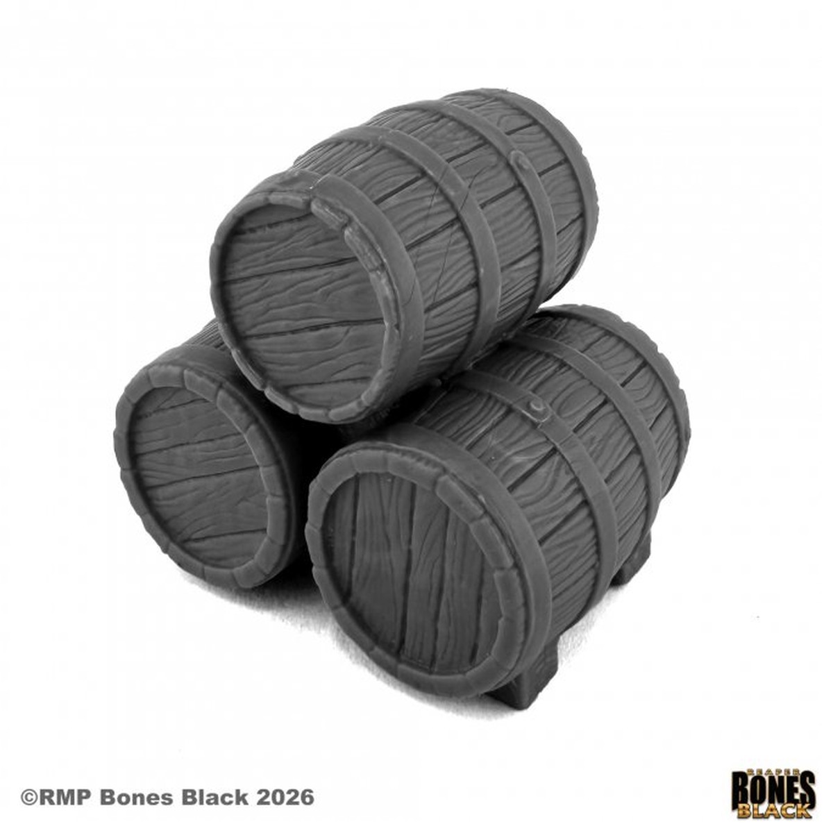 44328 Barrel Stack - Reaper Bones Black
