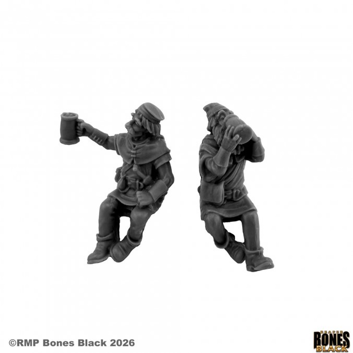 44331 Seated Patrons - Reaper Bones Black