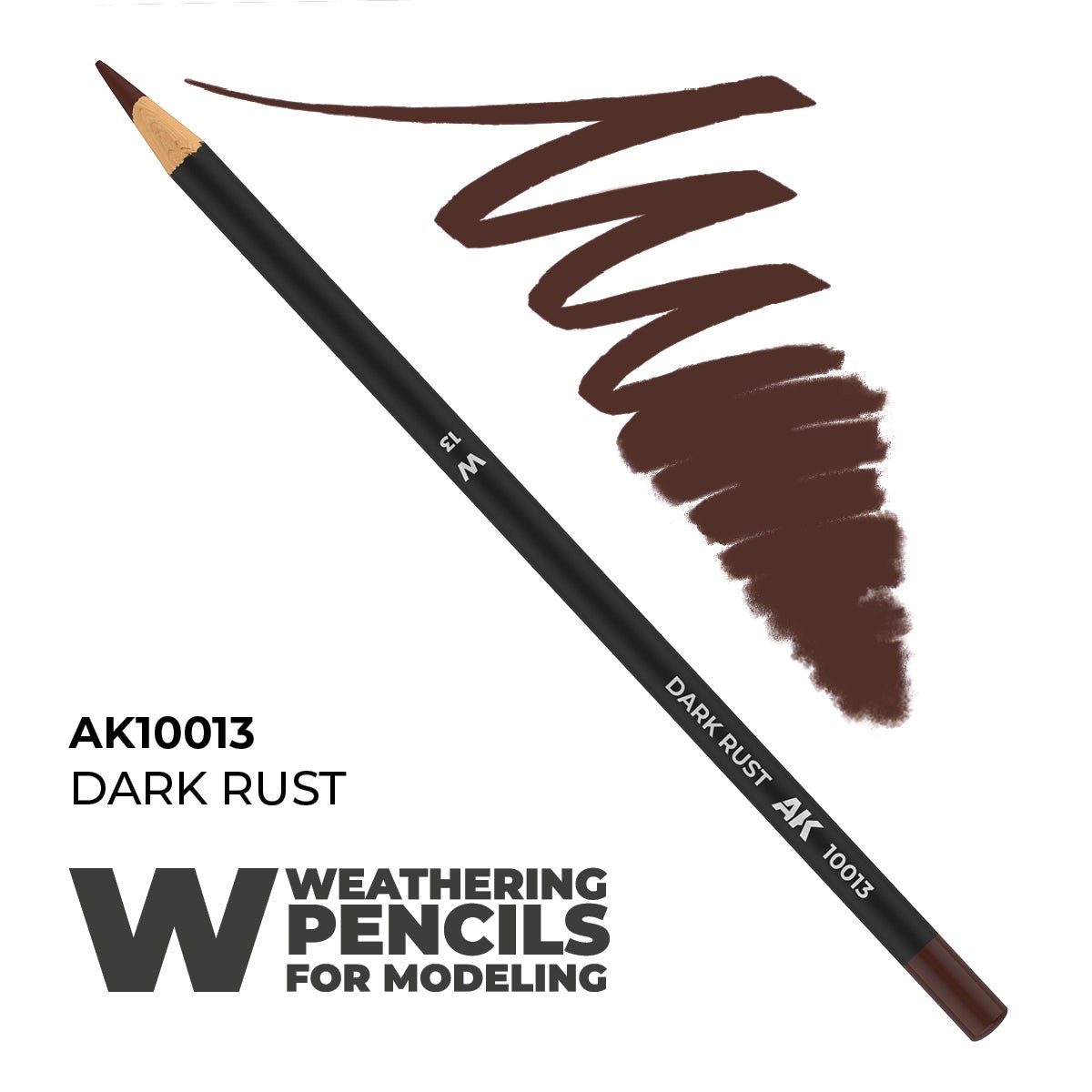 AK Interactive Weathering Pencil - Dark Rust AK10013