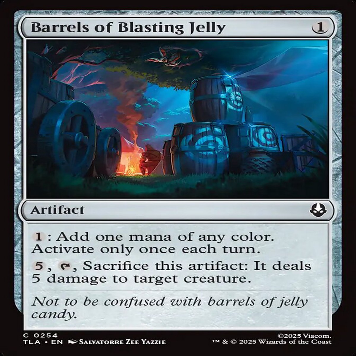 Barrels of Blasting Jelly Avatar The Last Airbender #254