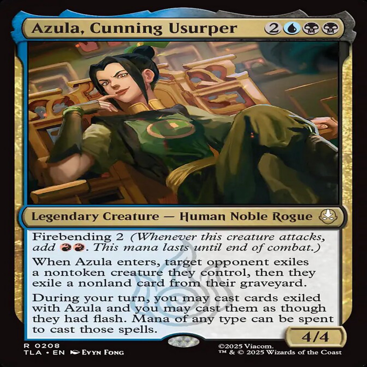 Azula, Cunning Usurper Avatar The Last Airbender #208