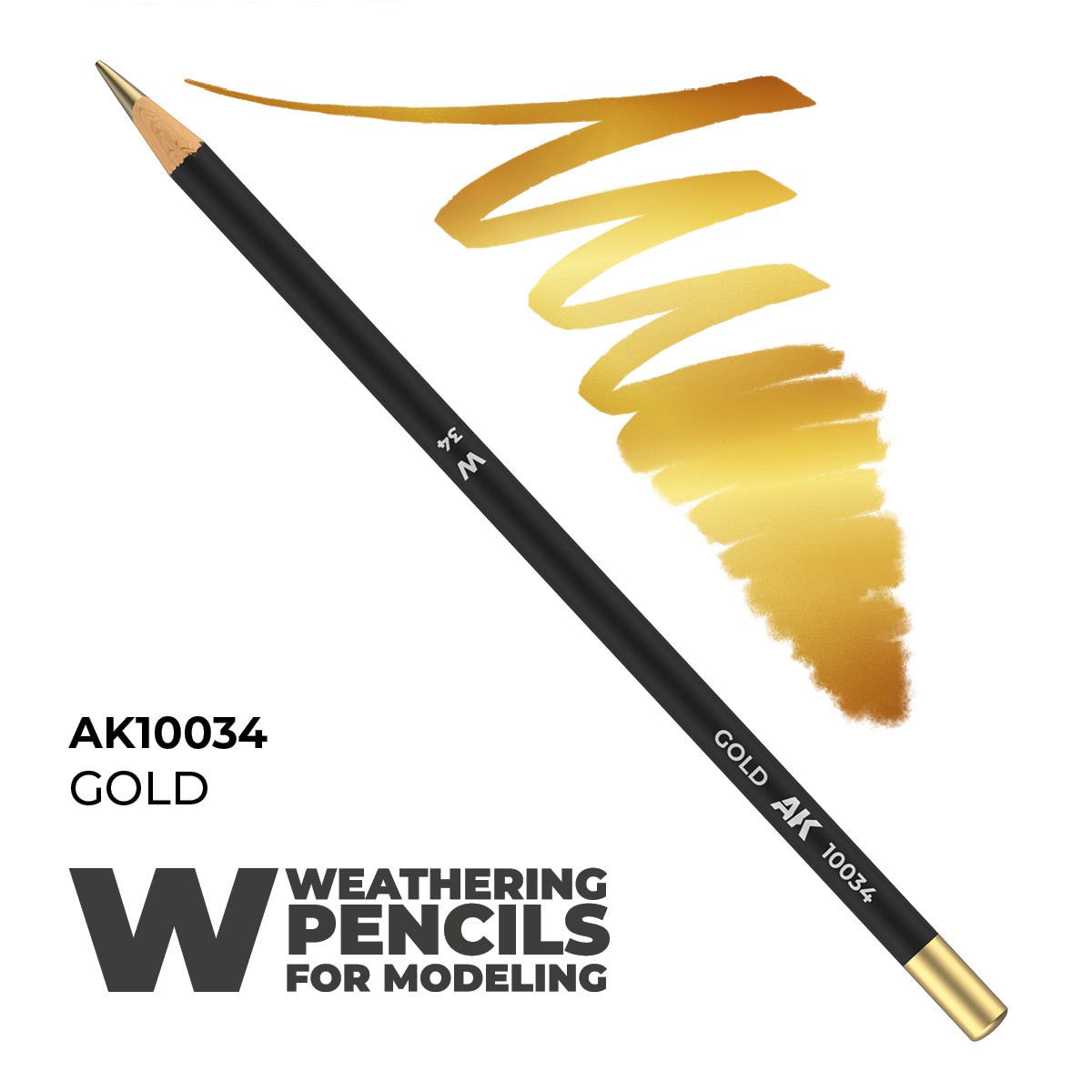 AK Interactive Weathering Pencil - Gold AK10034