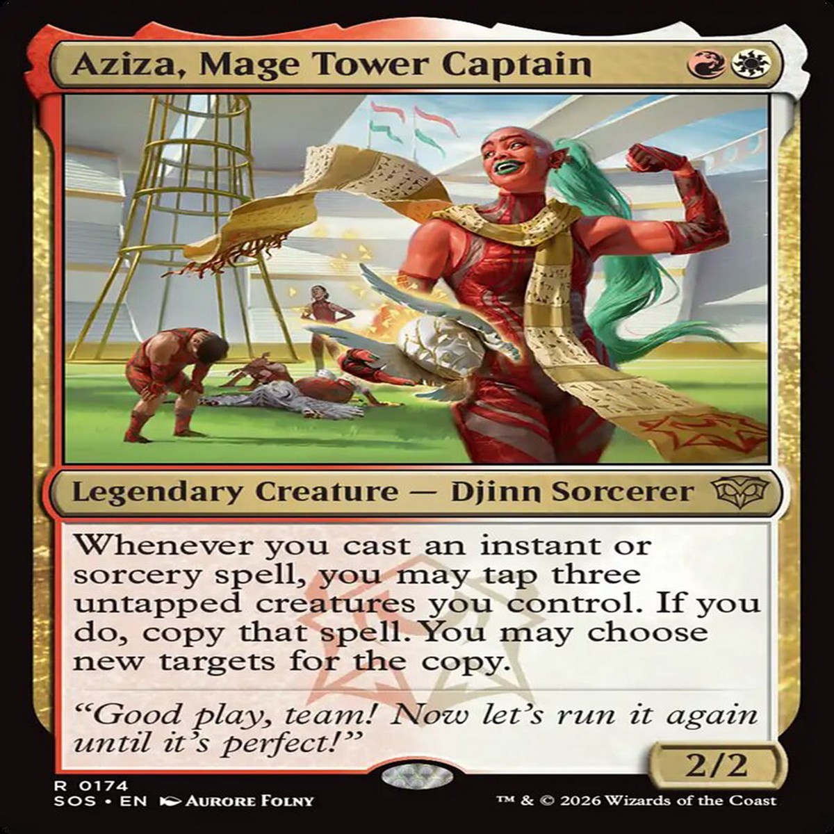 Aziza, Mage Tower Captain Secrets of Strixhaven #174