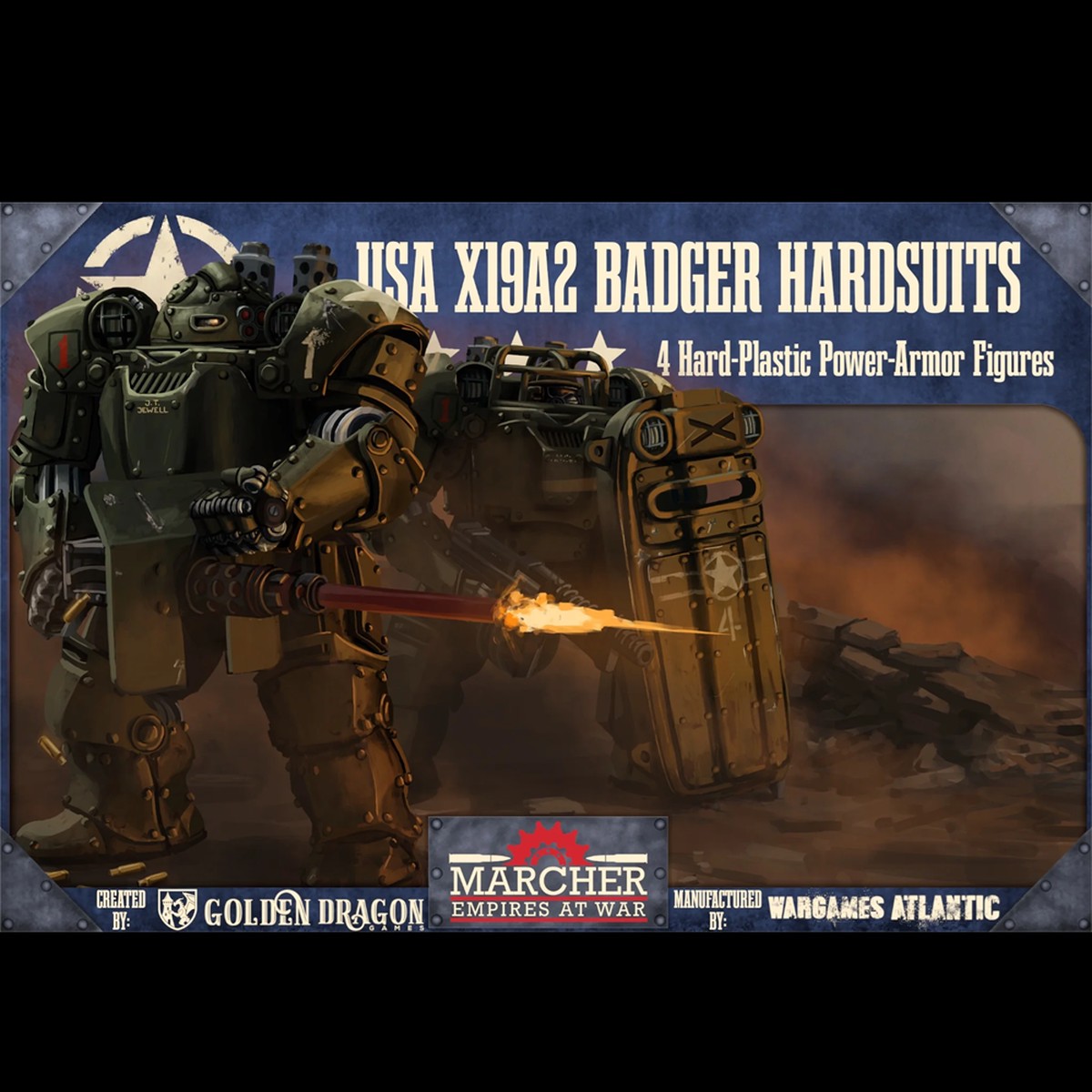 USA X19A2 Badger Hardsuits - Marcher Empires at War