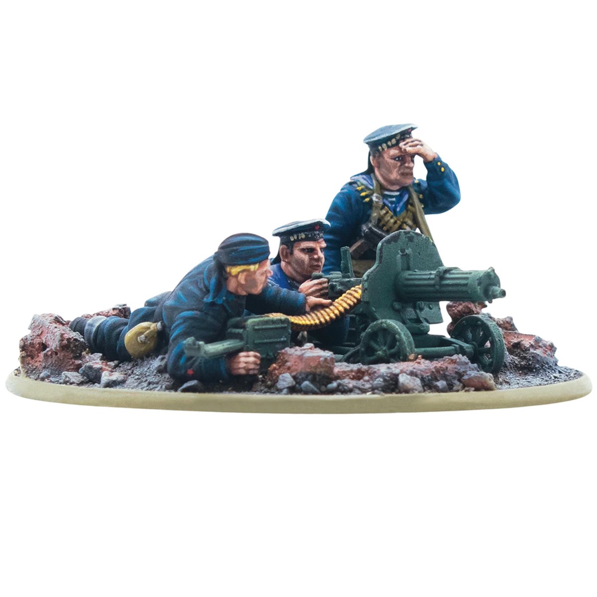 Soviet Naval Brigade MMG Team - Bolt Action Blister