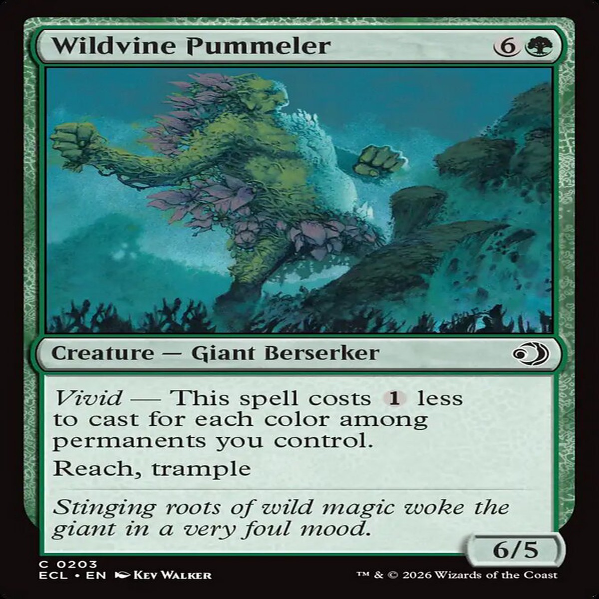 Wildvine Pummeler Lorwyn Eclipsed #203