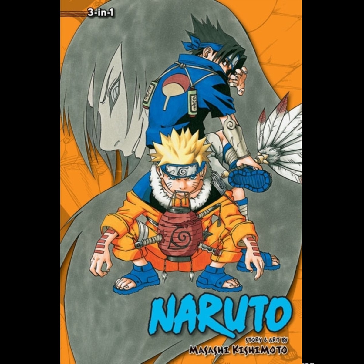 Naruto 3-in-1 Edition (Volumes 7, 8 & 9) | Manga Graphic Novel
