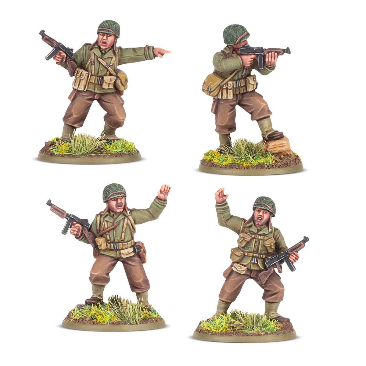 US Rangers Platoon Commanders – Bolt Action Blister