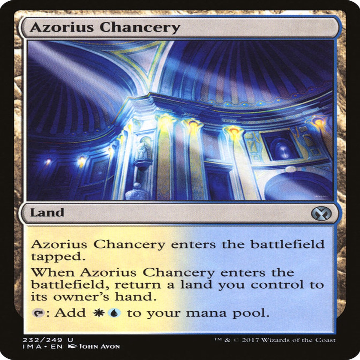 Azorius Chancery - Iconic Masters #232