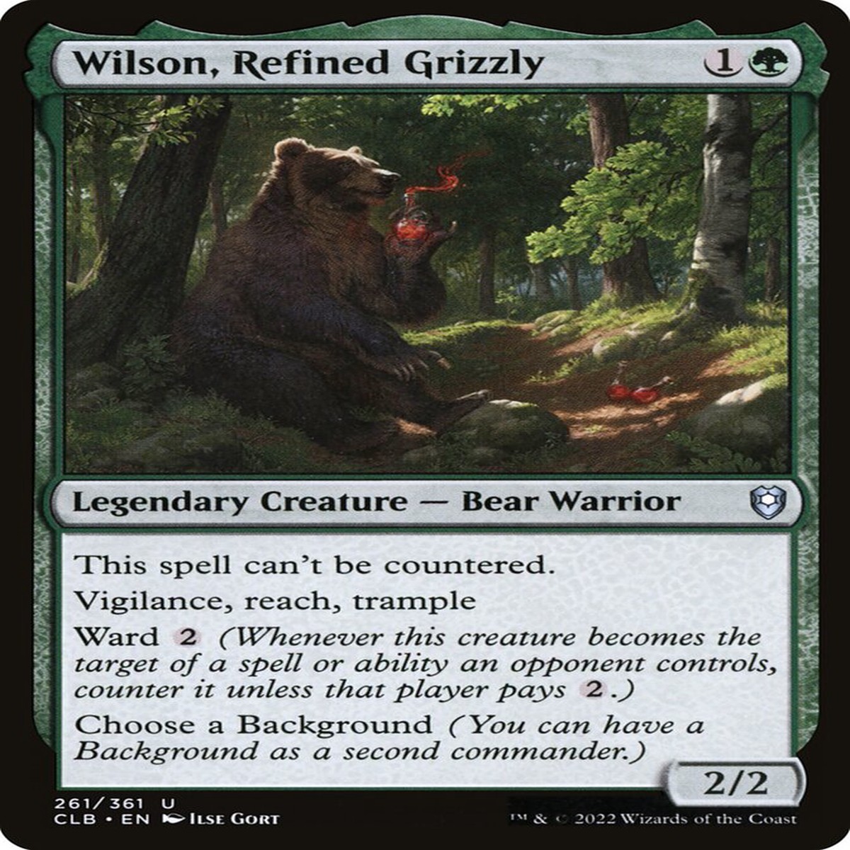 Wilson, Refined Grizzly - Commander Legends #261