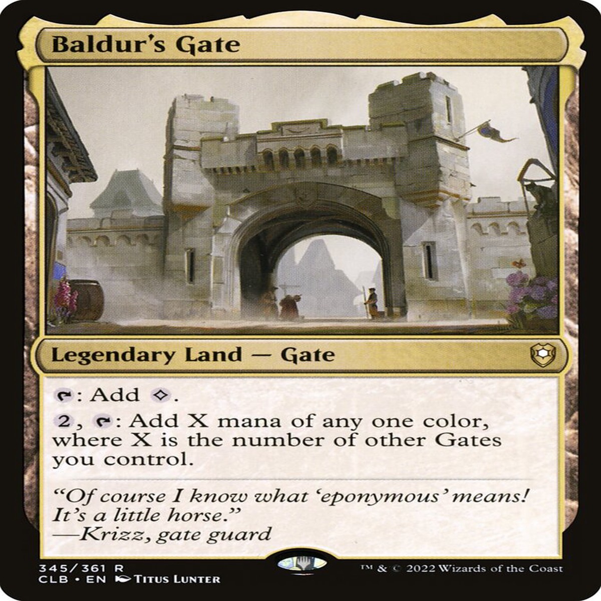 Baldur's Gate - Commander Legends #345