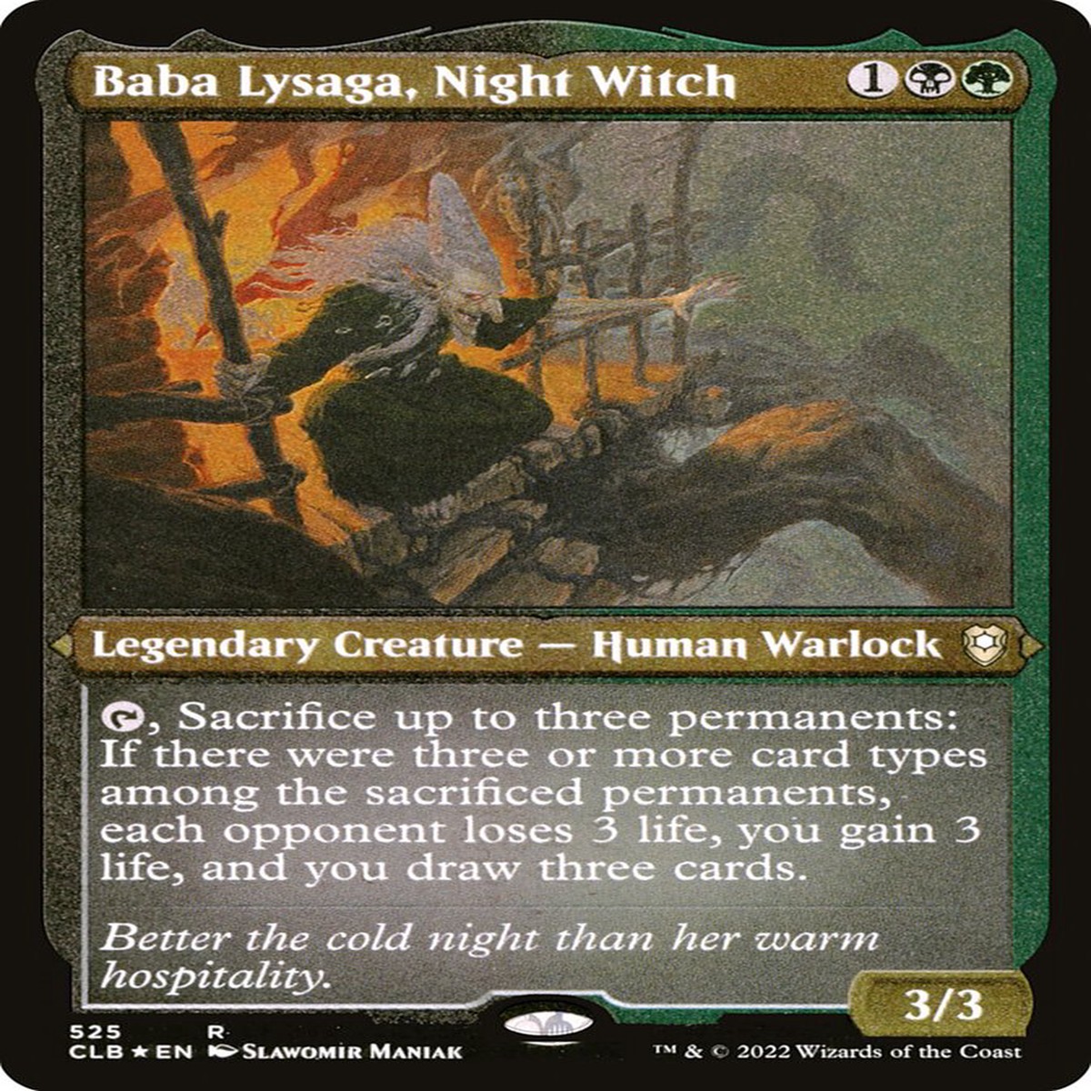 Baba Lysaga, Night Witch - Commander Legends #525