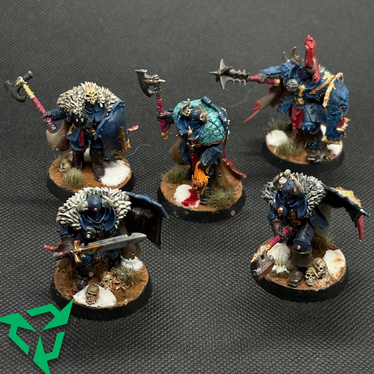Painted Chaos Warriors Warhammer AoS