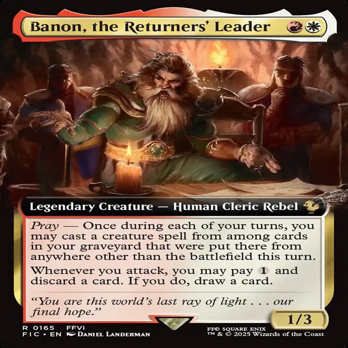 Banon, the Returners' Leader Final Fantasy Commander #165