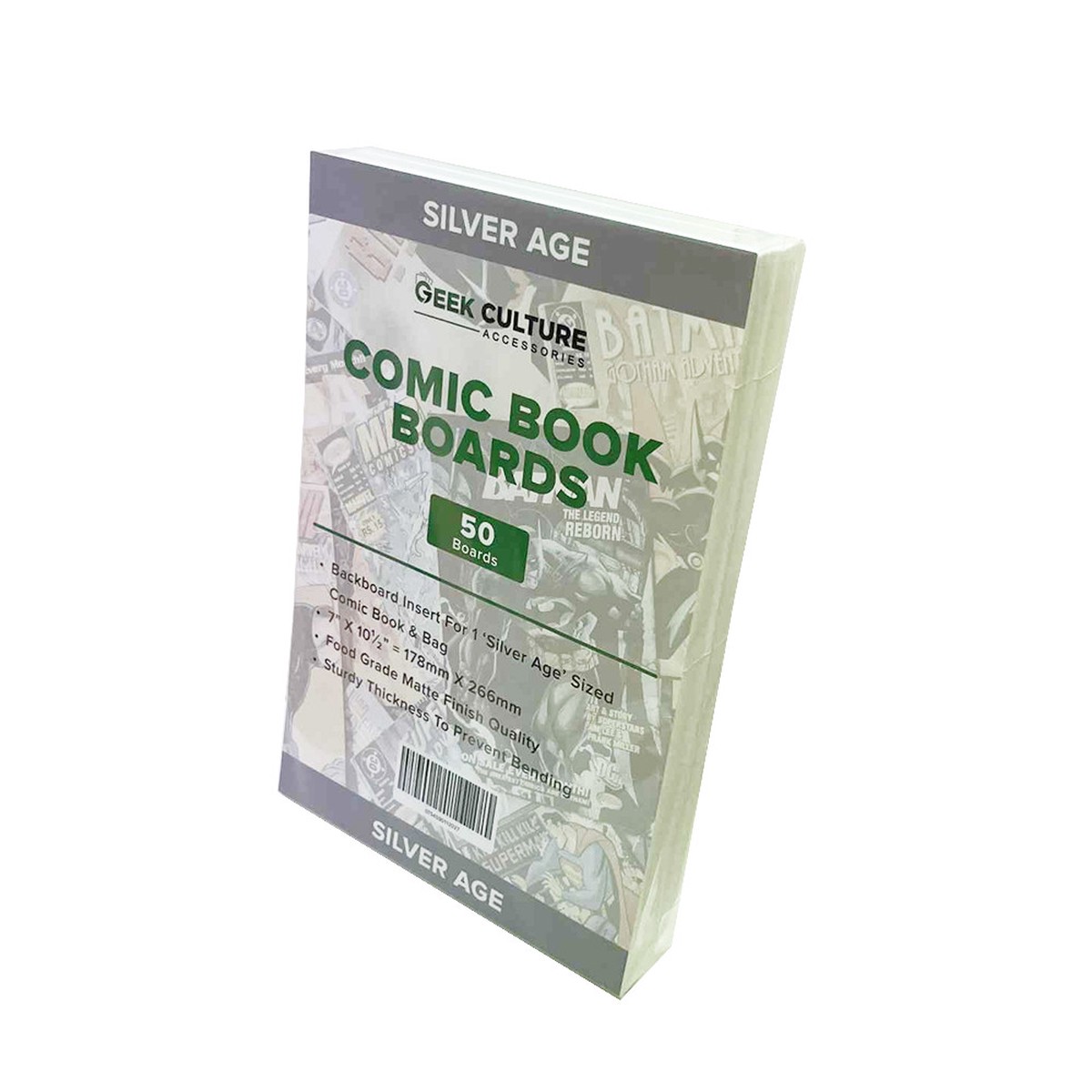 BACKING BOARD SILVER AGE (50CT)